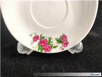 دیوارکوب یا زیرفنجانی گل سرخی قدیمی