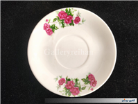 دیوارکوب یا زیرفنجانی گل سرخی قدیمی