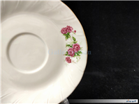 دیوارکوب یا زیر فنجانی گل سرخی قدیمی