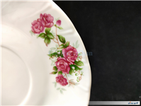 دیوارکوب یا زیر فنجانی گل سرخی قدیمی