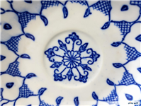 دیوارکوب یا نعلبکی قلم آبی قدیمی زیبا