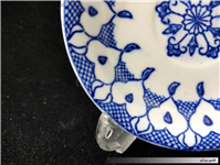 دیوارکوب یا نعلبکی قلم آبی قدیمی زیبا