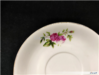 دیوارکوب یا زیرفنجانی گل سرخی قدیمی 