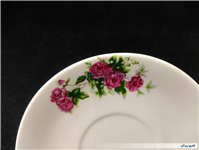 دیوارکوب یا زیر فنجانی گل سرخی قدیمی