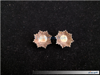 2عدد درجه یا قپه نظامی همراه با چفت 