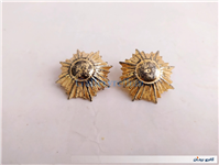 2عدد درجه یا قپه نظامی همراه با چفت 