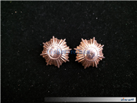 2عدد درجه یا قپه نظامی همراه با چفت 