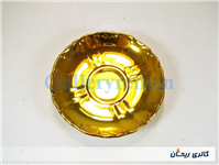 دیوارکوب یا نعلبکی تمام طلایی قدیمی