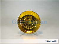 دیوارکوب یا نعلبکی تمام طلایی قدیمی