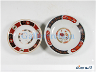 جفت دیوارکوب یا نعلبکی قدیمی غیر همسان