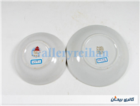 جفت دیوارکوب یا نعلبکی قدیمی غیر همسان