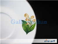 دیوارکوب یا زیرفنجانی گل زنگوله ای قدیمی 