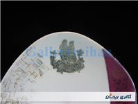 2 دیوارکوب یا نعلبکی لیلی و مجنون قدیمی 