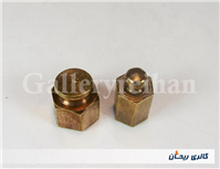 یک جفت وزنه برنجی 3 و 4 مثقالی