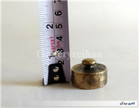 وزنه برنجی قدیمی 75 گرمی شیر و خورشید 1314