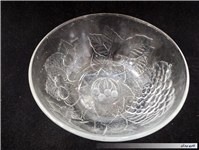 میوه خوری یا کاسه شیشه ای طرح برجسته 