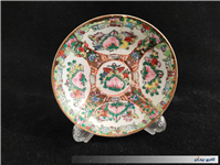 2 دیوارکوب یا نعلبکی طرح گل مرغ رنگ دستی