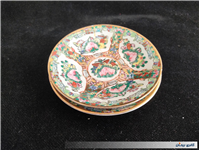 2 دیوارکوب یا نعلبکی طرح گل مرغ رنگ دستی