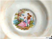 دیوارکوب یا زیرفنجانی لیلی و مجنون قدیمی 