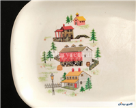 دیس قدیمی ملامین طرح کلبه