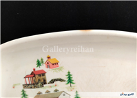 دیس قدیمی ملامین طرح کلبه