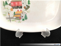 دیس قدیمی ملامین طرح کلبه