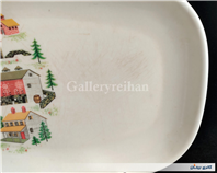 دیس قدیمی ملامین طرح کلبه