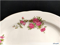 دیس قدیمی طرح گل سرخی زیبا سایز بزرگ