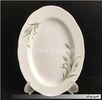 دیس چینی قدیمی طرح شاخه گندم 