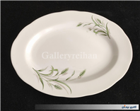 دیس چینی قدیمی طرح شاخه گندم 