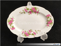 دیس قدیمی چینی طرح گل سرخی زیبا 