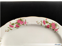 دیس قدیمی طرح گل سرخی زیبا سایز بزرگ 