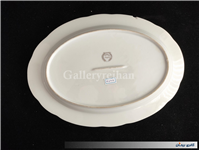 دیس قدیمی طرح گل سرخی زیبا سایز بزرگ 