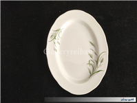 دیس چینی قدیمی طرح گل گندمی 