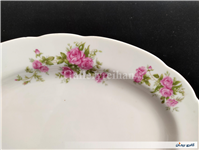 دیس قدیمی طرح گل سرخی زیبا سایز بزرگ