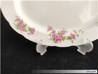 دیس قدیمی طرح گل سرخی زیبا سایز بزرگ