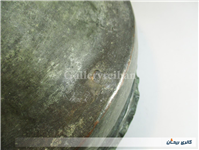 تاس مسی قدیمی قاجاری دستساز کنگره دار