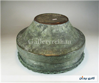 تاس مسی قدیمی قاجاری دستساز کنگره دار