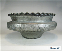 تاس مسی قدیمی قاجاری دستساز کنگره دار 