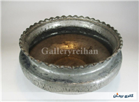 تاس مسی قدیمی قاجاری دستساز کنگره دار 