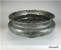 تاس مسی قدیمی قاجاری دستساز کنگره دار 