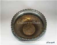 تاس مسی قدیمی قاجاری دستساز کنگره دار 
