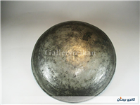 بشقاب کتیبه دار قلمزنی شده قاجاری جوندار