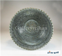 تاس مسی قدیمی قاجاری دستساز کنگره دار