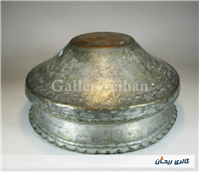 تاس مسی قدیمی قاجاری دستساز کنگره دار