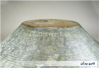 تاس مسی قدیمی قاجاری دستساز کنگره دار