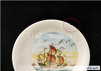 دیوارکوب ملامین قدیمی طرح کشتی