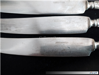 5چاقوی قدیمی نوربلین Extra prima روکش نقره 