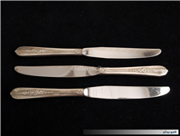 3عدد چاقوی قدیمی دسته نوربلین روکش نقره 