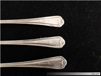 3 چاقو کره خوری قدیمی نوربلین یا روکش نقره 